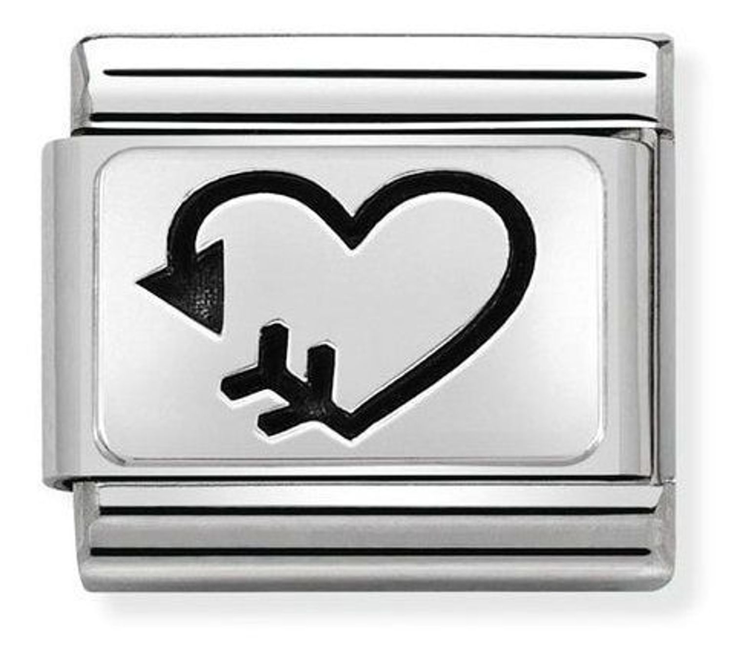 Nomination - Link 925 Silver 'Heart Arrow' 330109 38 biżuteria nomination nomination zawieszki nomination baza.jpg